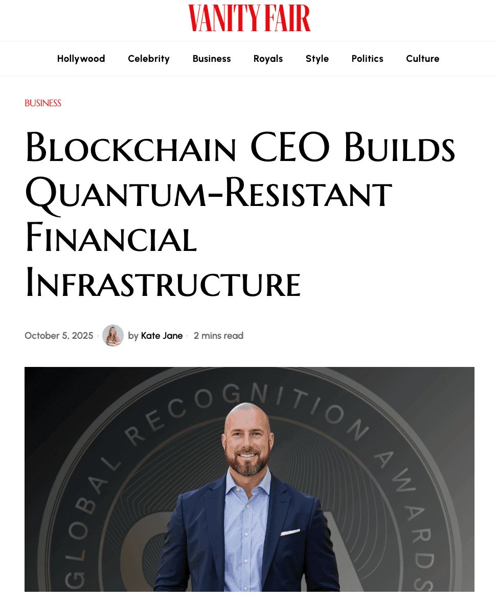 Building the Future of Secure Finance: James Stephens and the Rise of Post-Quantum Blockchain