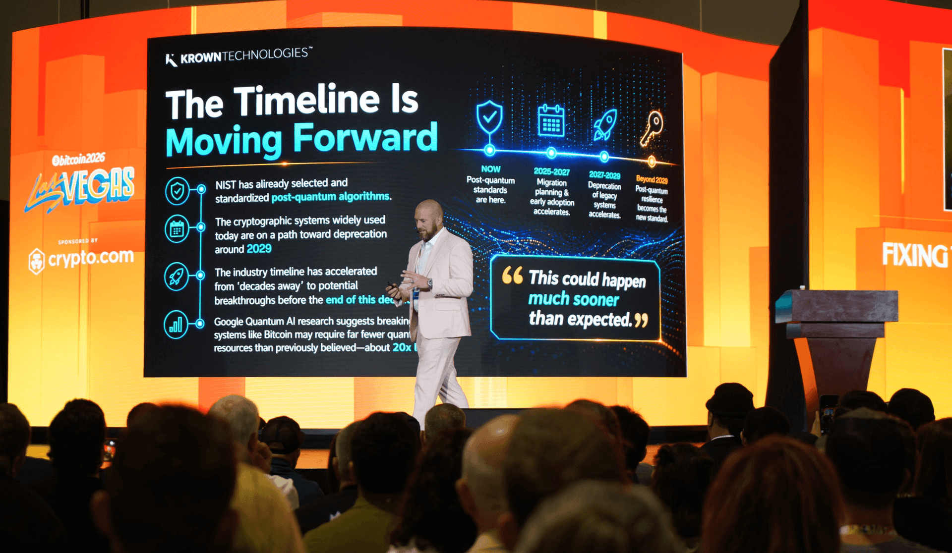 James Stephens at Bitcoin 2026: Fixing the Quantum Issue at the Wallet Level