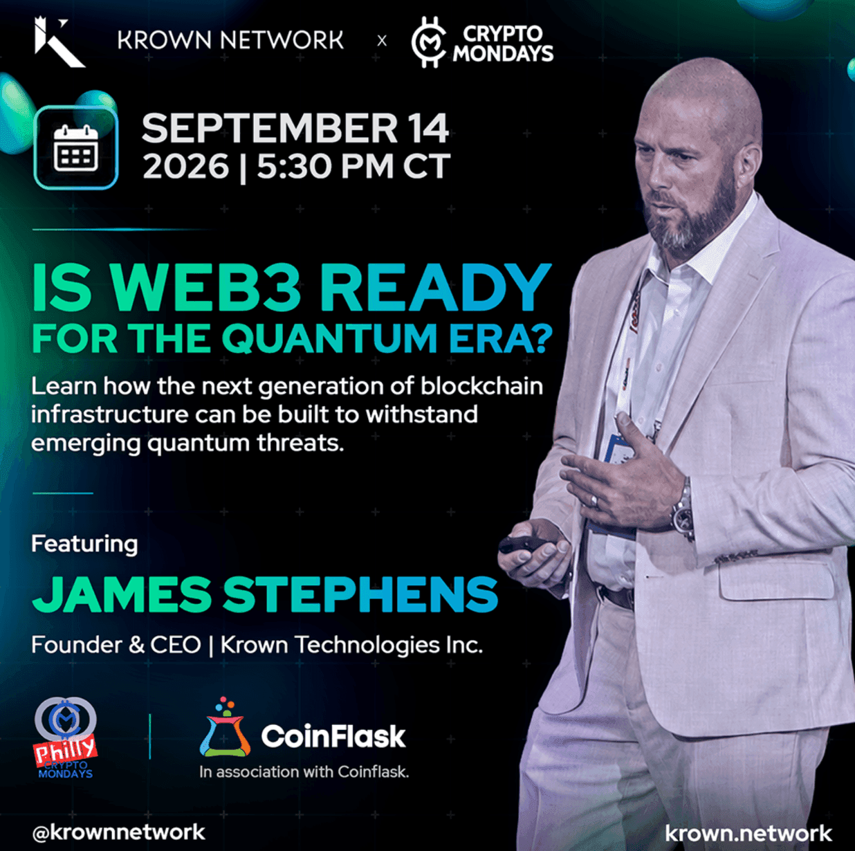 Krown is joining one of Web3’s most influential global conversations.