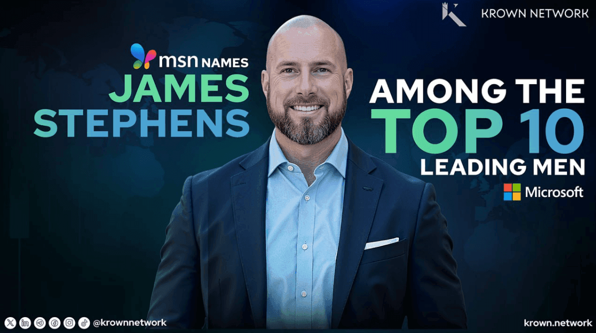 MSN Recognises Krown Founder James Stephens as a Top 10 Global Leader for 2026